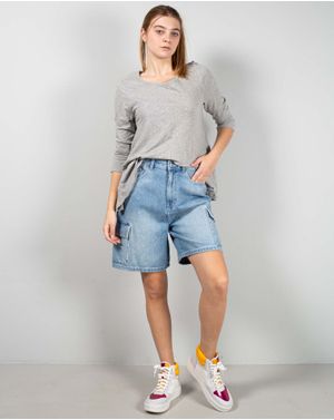 Pantaloni scurti din denim 25YEL33049