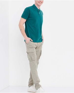 Tricou polo uni din bumbac 25ALX01386