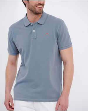 Tricou polo Funky Buddha din bumbac cu maneca scurta 25ALX01400