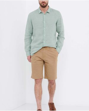 Pantaloni scurti uni din bumbac 25ALX01279