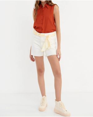 Pantaloni uni din bumbac fara tiv 25ALX01274
