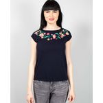 Tricou-din-bumbac-cu-model-brodat-N240664015