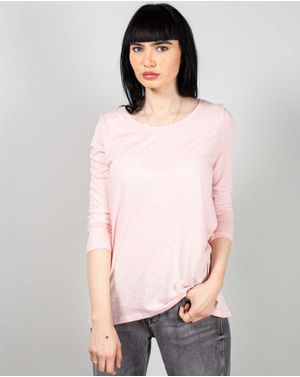 Bluza casual din bumbac cu maneca lunga N240664031