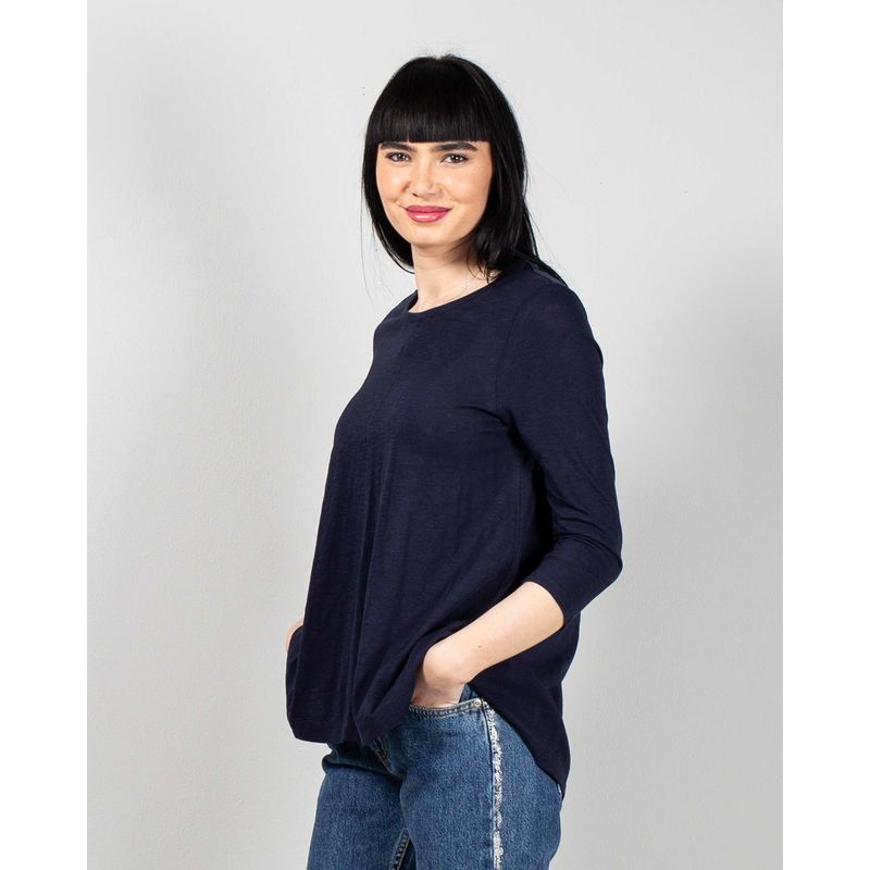 Bluza-subtire-din-bumbac-cu-maneci-trei-sferturi-N240664043