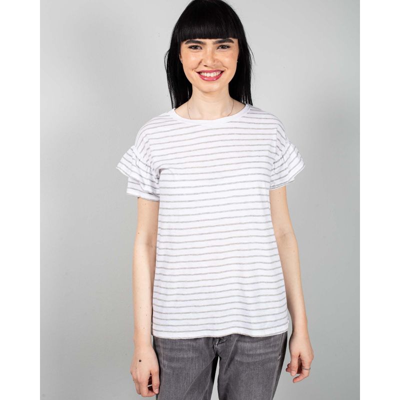 Tricou-din-bumbac-in-dungi-cu-maneci-bufante-N240664044