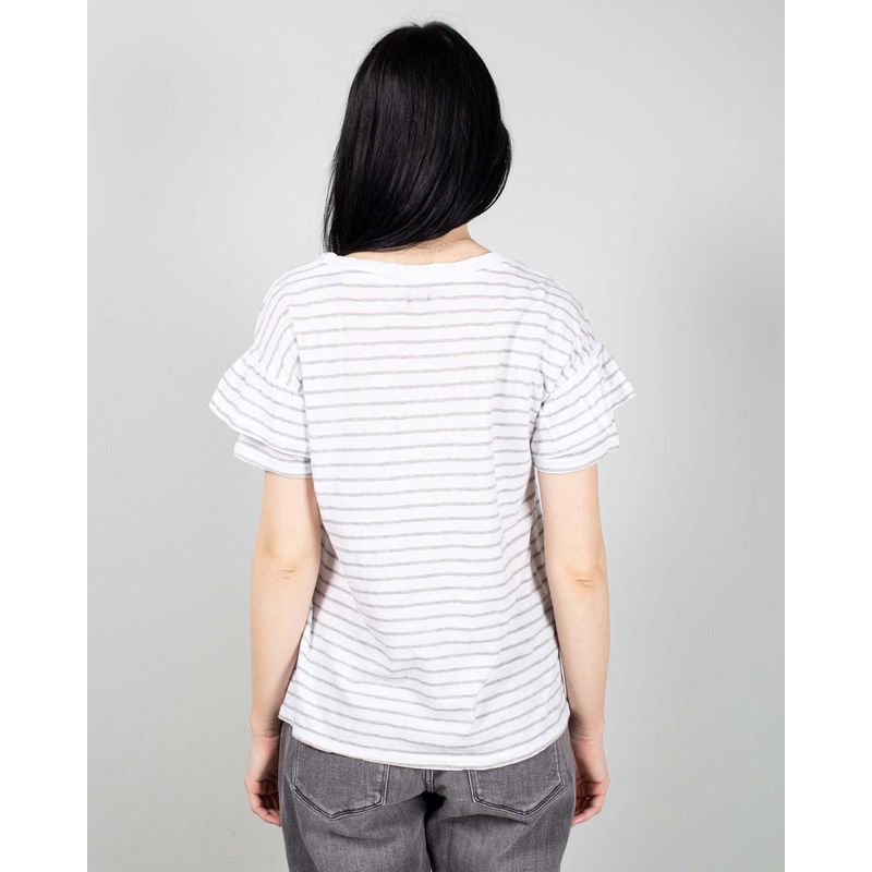 Tricou-din-bumbac-in-dungi-cu-maneci-bufante-N240664044