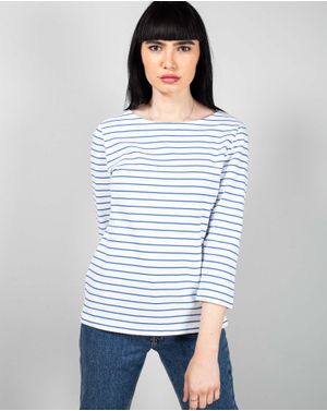 Bluza din bumbac cu dungi 24ITT30001