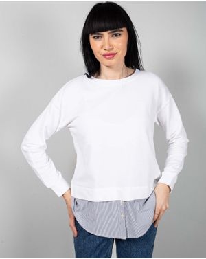 Bluza din bumbac cu maneca lunga N240664003
