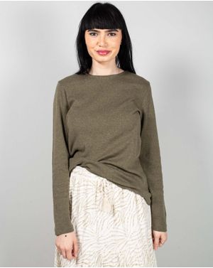 Bluza din bumbac cu maneci lungi N240902044