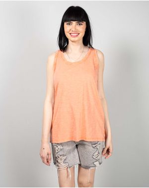 Top din bumbac fara maneci N240664023