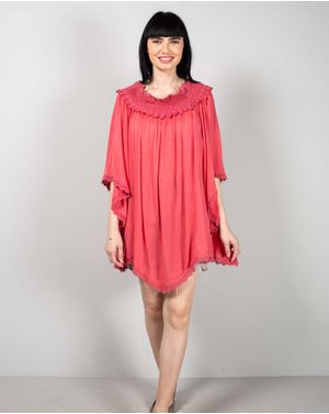 Bluza uni cu maneci fluture N241675001
