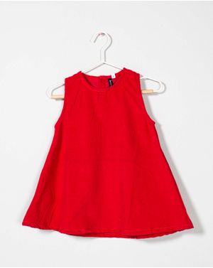 Rochie din bumbac cu nasturi pentru fete N2416A7001