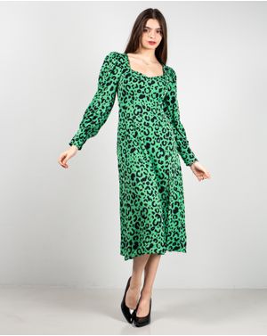 Rochie cu dublura si maneci trei sferturi 24MAB07030