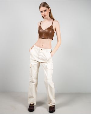 Pantaloni cargo din bumbac cu buzunare 25TEK05062