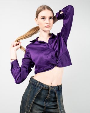 Bluza cu nasturi ascunsi 24MAB07119
