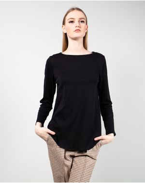 Bluza basic din bumbac N240443009