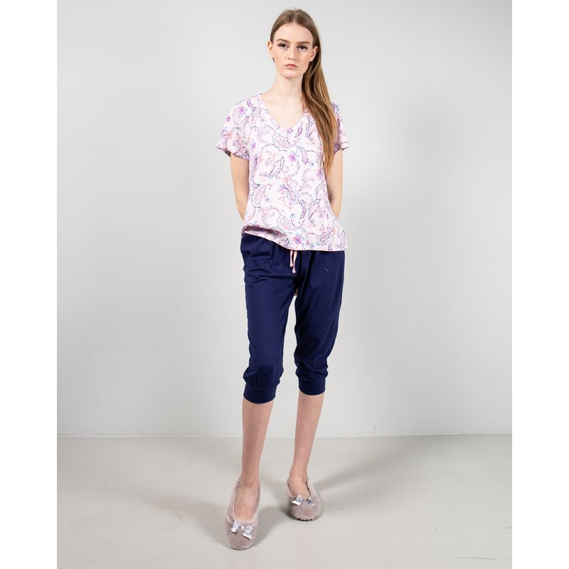Pantaloni-de-pijama-din-bumbac-trei-sferturi-24MAB07058