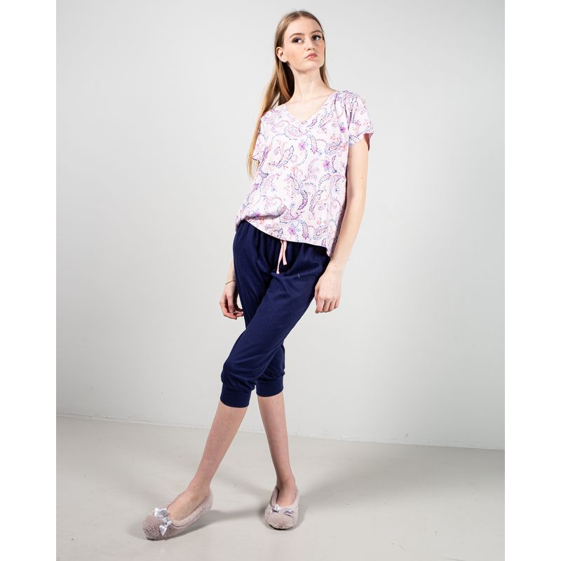 Pantaloni-de-pijama-din-bumbac-trei-sferturi-24MAB07058