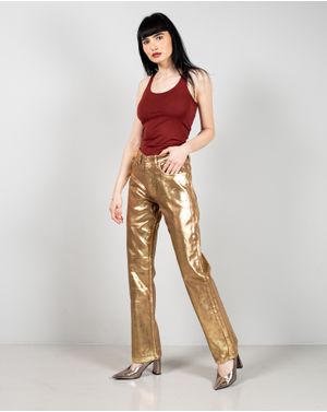Jeans casual cu aspect metalizat 25TEK05077
