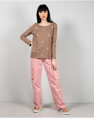 Pantaloni cargo din bumbac cu buzunare 25TEK05095