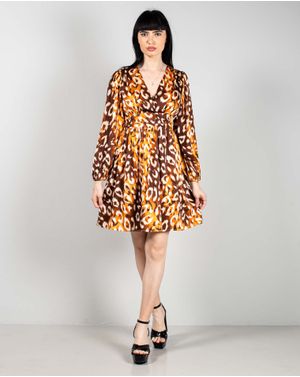 Rochie cu decolteu si elastic in talie 24MAB07043