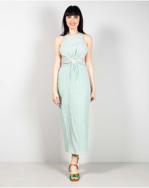 Rochie subtire cu spatele gol si cordon in talie 24MAB07033