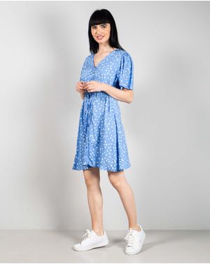 Rochie scurta cu nasturi si snur in talie 24MAB07038