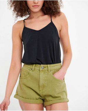 Pantaloni scurti din bumbac cu buzunare 25ALX01381