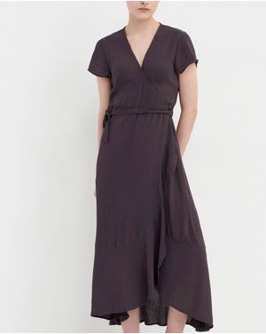 Rochie asimetrica cu maneca scurta 25ALX01434
