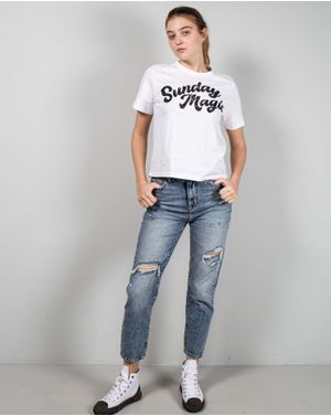 Jeans cu fermoar metalic 25TEK04065
