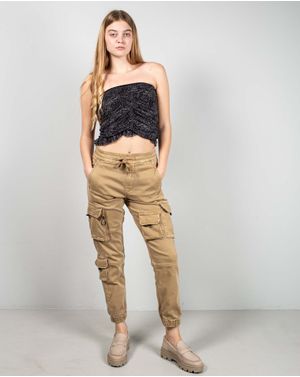 Pantaloni cargo cu snur in talie 25TEK04146