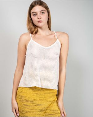 Top uni cu bretele subtiri 25TEK04056