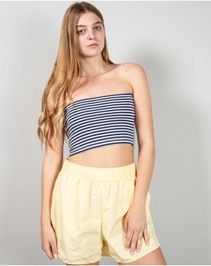 Top din bumbac cu dungi 25TEK04153