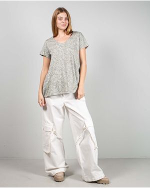 Tricou din bumbac cu imprimeu N240443014