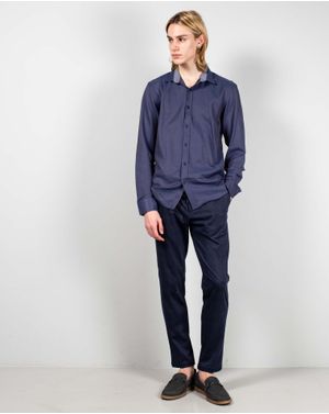 Pantaloni drepti cu snur in talie pentru barbati 25LGD03034