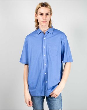 Bluza din bumbac cu nasturi si maneca scurta N241106007