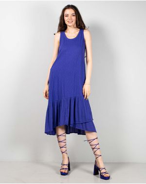 Rochie din bumbac cu volane N240806005