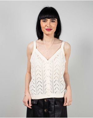 Vesta din bumbac tricotat 25MKF02280