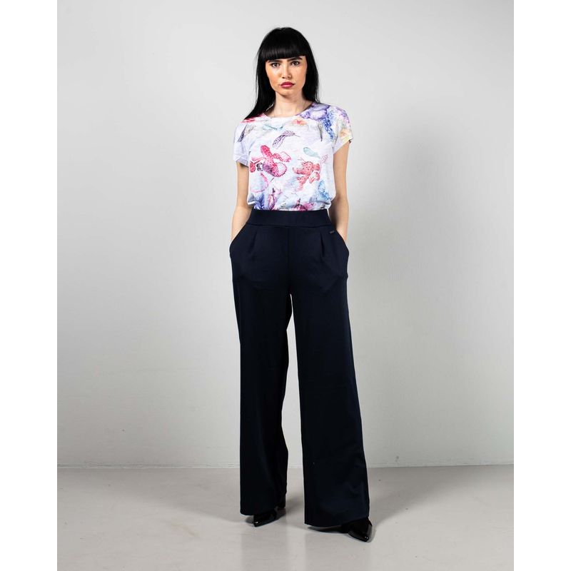 Pantaloni-drepti-Koala-Bay-cu-talie-elastica-25TFT02288