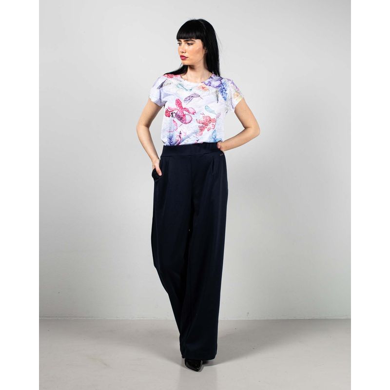 Pantaloni-drepti-Koala-Bay-cu-talie-elastica-25TFT02288