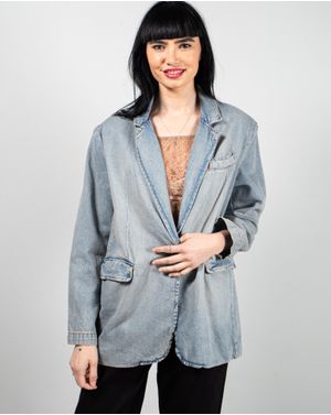 Jacheta din denim cu buzunare 25TEK05025