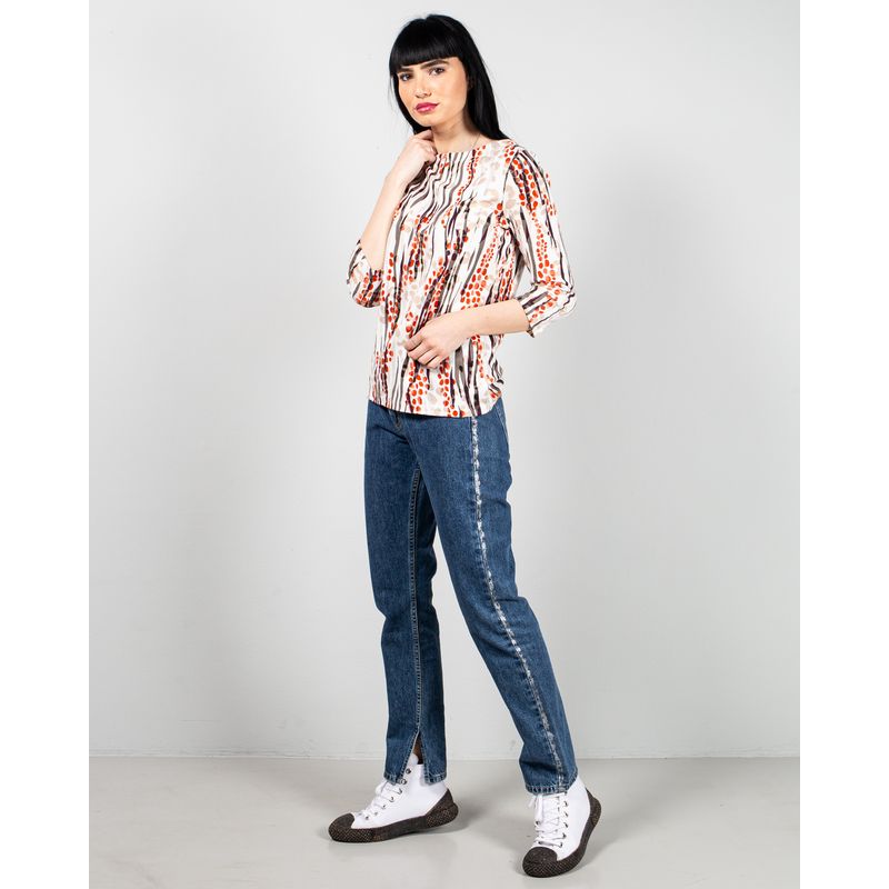 Bluza-din-bumbac-cu-maneca-trei-sferturi-N240618005