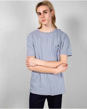 Tricou Funky Buddha cu maneca scurta si buzunar la piept 25ALX03010