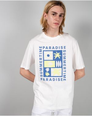 Tricou basic din bumbac cu imprimeu 25LGD03024