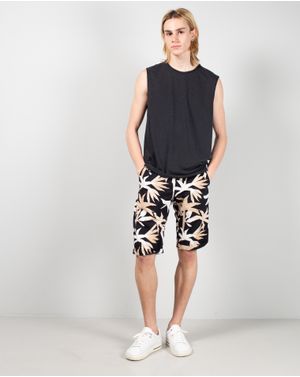 Pantaloni scurti din bumbac cu imprimeu 25LGD03030