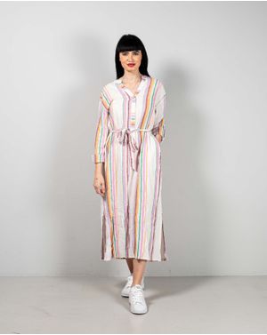 Rochie Koala Bay cu maneci ajustabile si fante laterale 25TFT02119