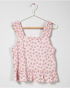 Top din bumbac pentru fete 24MAB07122