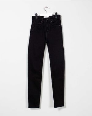 Jeans elastici cu talie inalta 25TEK04117
