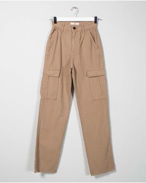 Pantaloni cargo din bumbac 25TEK05028