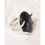 Bratara-argintie-glamour-cu-piatra-neagra